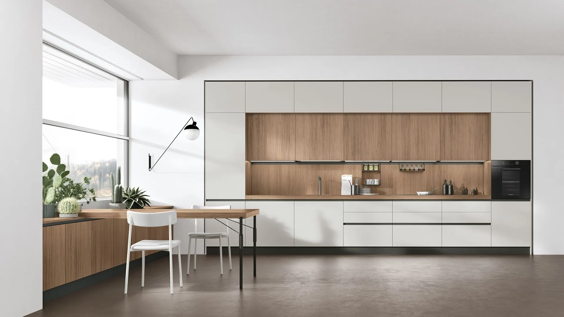 Infinity 05 Termo strutturato Rovere Anice, Pet opaco Nebbia